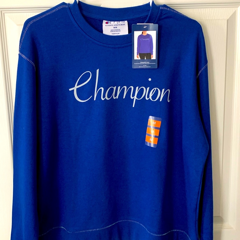 Royal Blue Champion sweatshirt